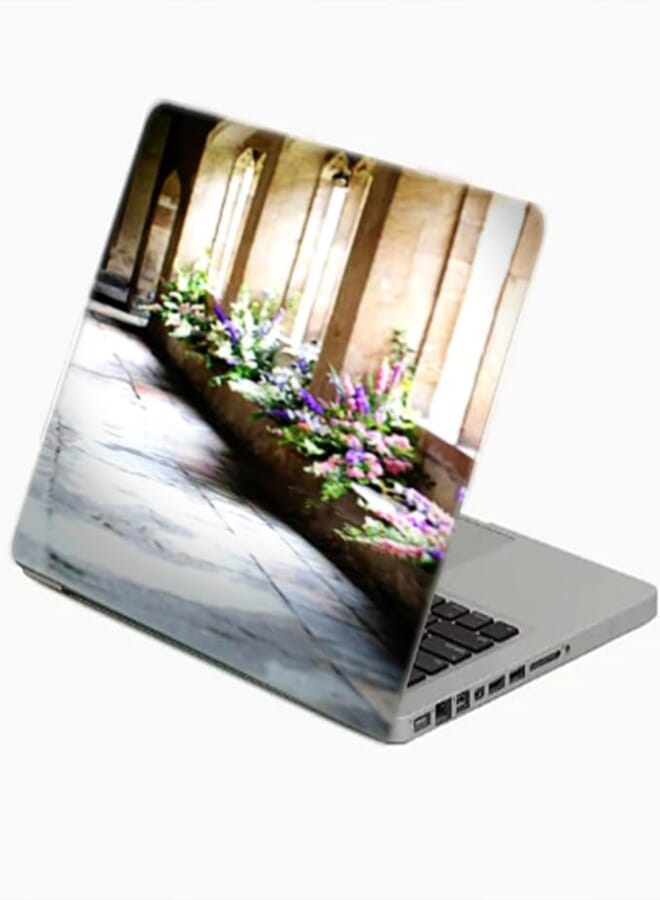 TAT Stains Liquid Texture Printed Laptop Sticker Multicolour-15.6 inch-3914